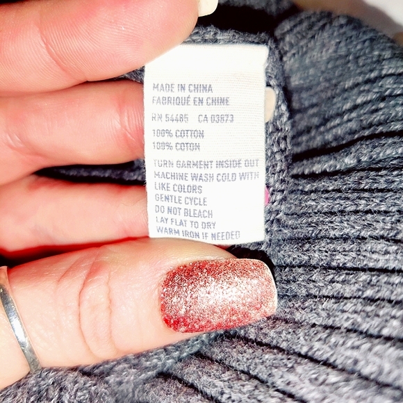 5/$50 EUC American Eagle Outfitters Men's Pullover Sweater Vintage Grey Sz.M - Picture 6 of 6